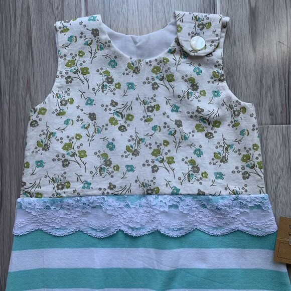 NWT Nooks Design Mixed Media Romper - Picture 2 of 7